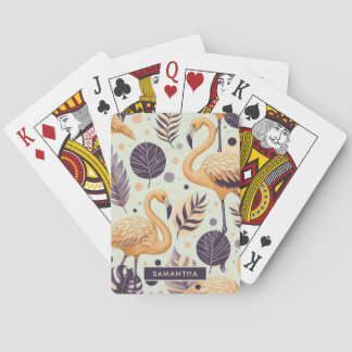 Flamingo Naadloos Pokerkaarten