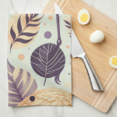  Flamingo Naadloos Theedoek (Quarter Fold)