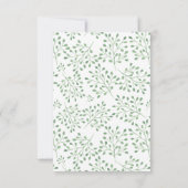 Flamingo Neutral Baby shower Luier Raffle Ticket Kaart (Achterkant)