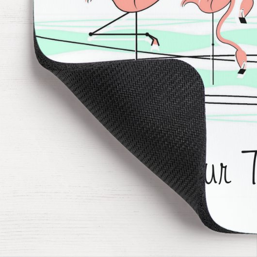 Flamingo Ocean Group "Text" mousepad Muismat (Hoek)