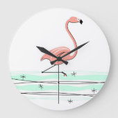 Flamingo Ocean klok rond (Voorkant)