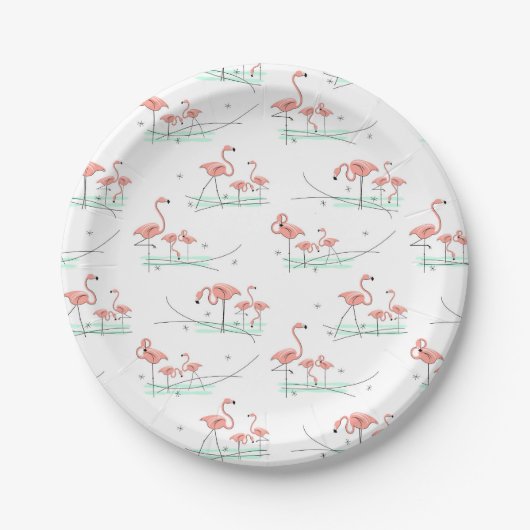 Flamingo Ocean Multi-paper bord (Voorkant)