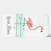 Flamingo Ocean 'Name' iPad Mini hoesje (Achterkant (horizontaal))