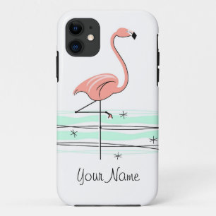 Flamingo Ocean 'Name' iPhone 11 taaie iPhone 11 Hoesje