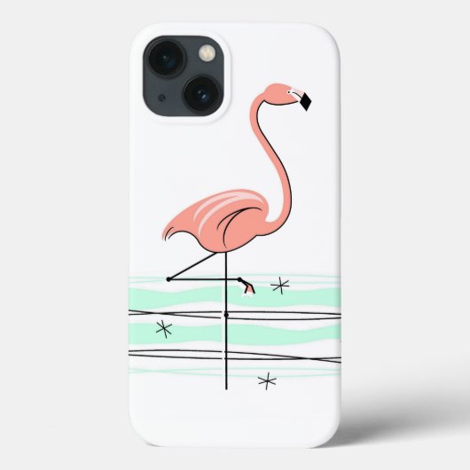 Flamingo Ocean Pad Mini hoesje (Achterkant)