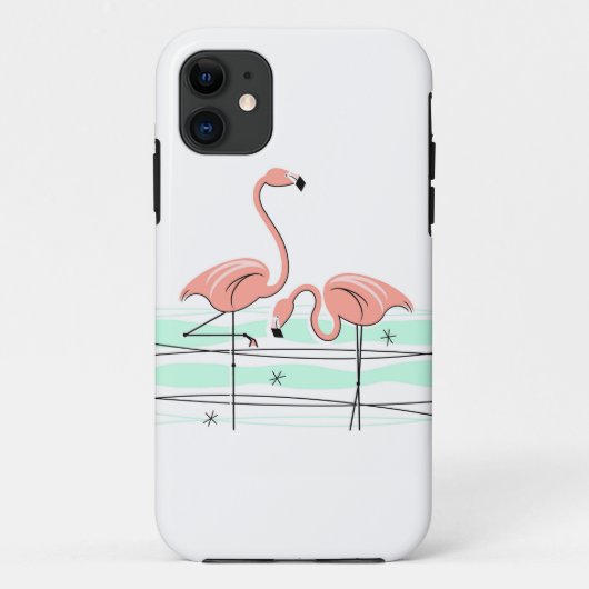 Flamingo Ocean Pair iPhone hoesje (Achterkant)