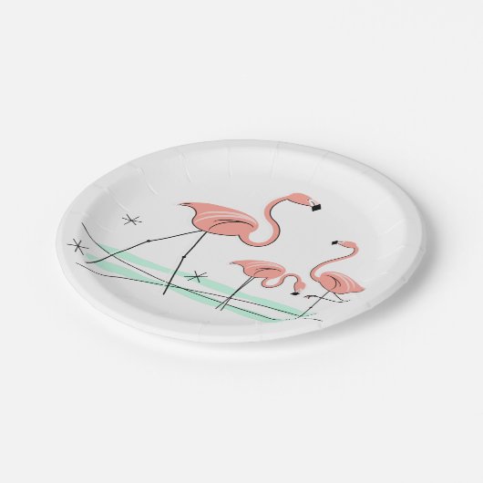 Flamingo Ocean Trio 2 papieren bord (Gekanteld)