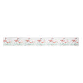 Flamingo Ocean Trio 2 ribbon satin Lint (Voorkant)
