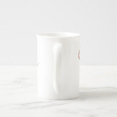 Flamingo Ocean Trio Name bone china mok (Achterkant)