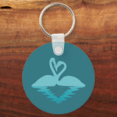 Flamingo omarmen sleutelhanger (Voorkant)