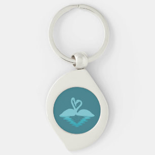 Flamingo Omhelzing Sleutelhanger