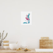 flamingo-ontwerp poster (Keuken)