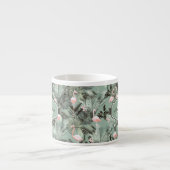 Flamingo Orchid Tropical Pattern Sage ID868 Espresso Kop (Voorkant)