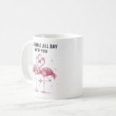 Flamingo Paar Koffiemok (Voorkant links)