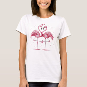 Flamingo Paar T-shirt