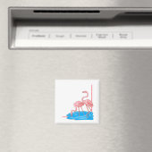 Flamingo Pair Magneet (Insitu (Vaatwasser))