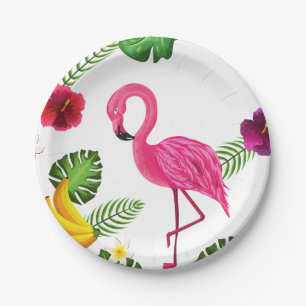 Flamingo Paper Party Bord Tableware