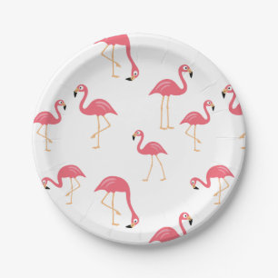 Flamingo Papieren Bordje