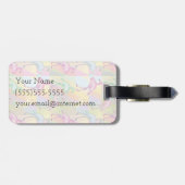 Flamingo Parade Bagagelabel (Achterkant horizontaal)