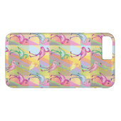 Flamingo Parade Case-Mate iPhone Case (Achterkant (Horizontaal))