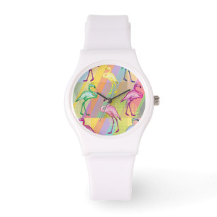 Flamingo Parade Horloge