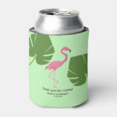 "Flamingo Paradise" Aangepaste Koelbox met Tropica Blikjeskoeler (Blikje Voorkant)