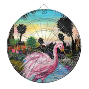 Flamingo Paradise Dartbord