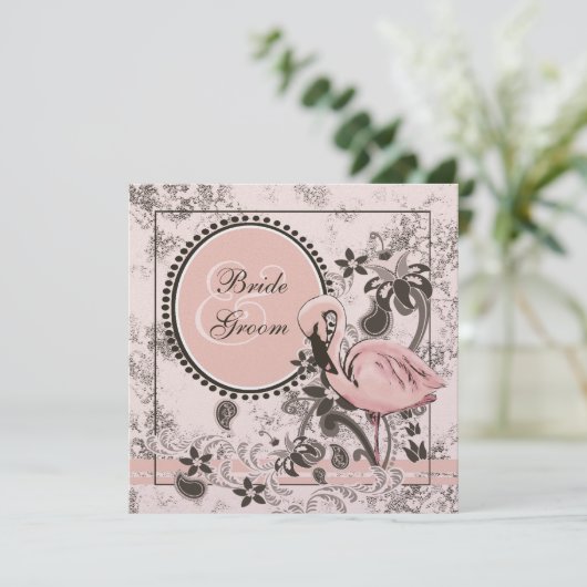 Flamingo Paradise Kaart (Staand voorkant)