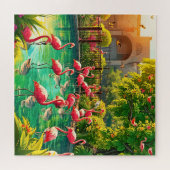 Flamingo Paradise Legpuzzel (Horizontaal)