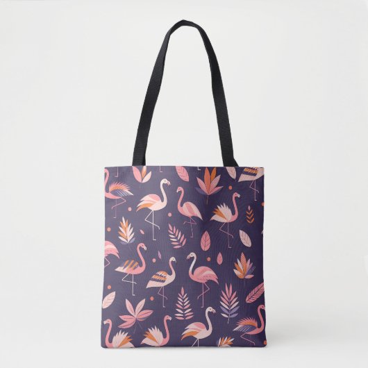 Flamingo Paradise Pattern Draagtas (Voorkant)