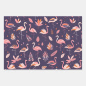 Flamingo Paradise Pattern Inpakpapier Vel (Voorkant 3)