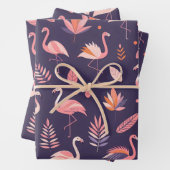 Flamingo Paradise Pattern Inpakpapier Vel (In situ)