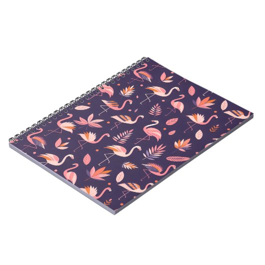Flamingo Paradise Pattern Notitieboek (Linkerzijde)