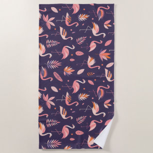 Flamingo Paradise Pattern Strandlaken