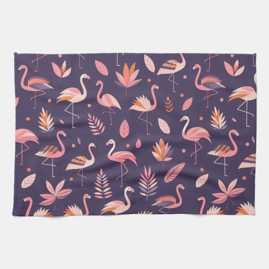Flamingo Paradise Pattern Theedoek (Horizontaal)