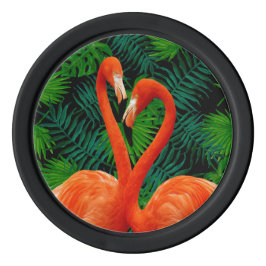 Flamingo Paradise Poker Chips, zwart Chips