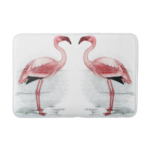 FLAMINGO PARK 2 Roze Flamingos Bath Mat