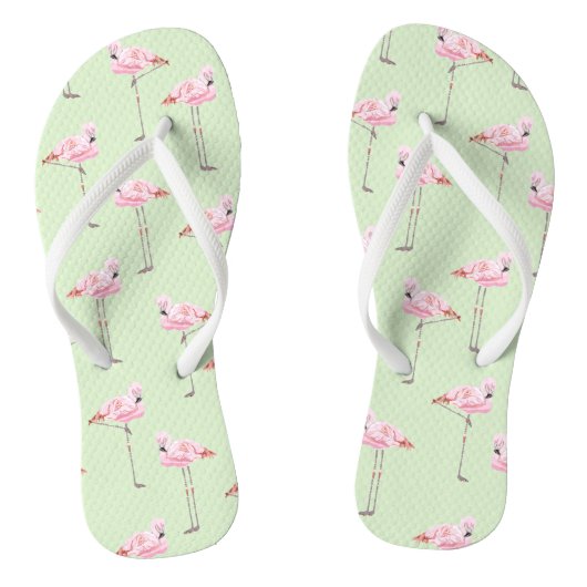 FLAMINGO PARK MINT Slim Strap FlipFlops Teenslippers (Voetbed)