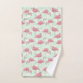 Flamingo patronen handdoekset bad handdoek (Handdoek)
