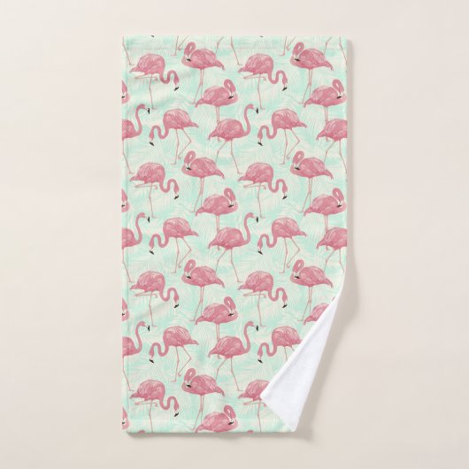 Flamingo patronen handdoekset bad handdoek (Handdoek)