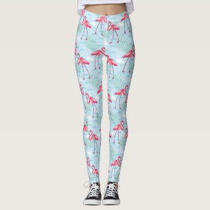 flamingo patroon 2 leggings