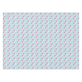 flamingo patroon 2 tafelkleed (Voorkant (Horizontaal))