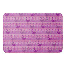 flamingo patroon Bath Mat (roze)