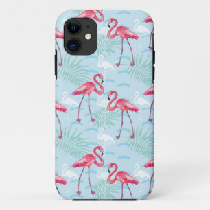 flamingo patroon iPhone 11 hoesje