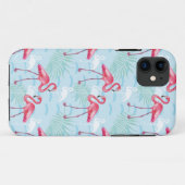 flamingo patroon Case-Mate iPhone case (Achterkant (horizontaal))