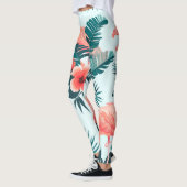 Flamingo patroon leggings (Links)