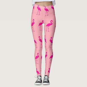 flamingo patroon leggings