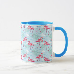 flamingo patroon mok