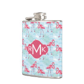 flamingo patroon | Monogram Heupfles (Links)