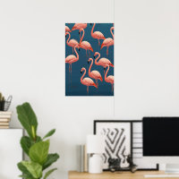 Flamingo patroon